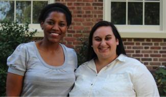 Brittany Jenkins and Rachel Martini awardees