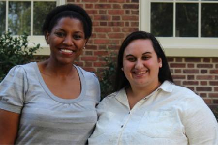 Brittany Jenkins and Rachel Martini awardees